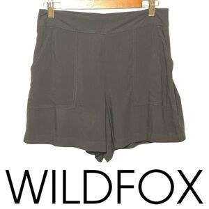 Wildfox Womens Pull-On Rayon Shorts
Black Size Medium